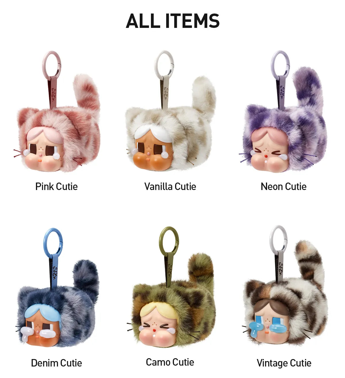 Pop Mart CRYBABY Wild But Cutie Series Vinyl Plush Pendant Blind Box - SINGLE BOX (1PC only)