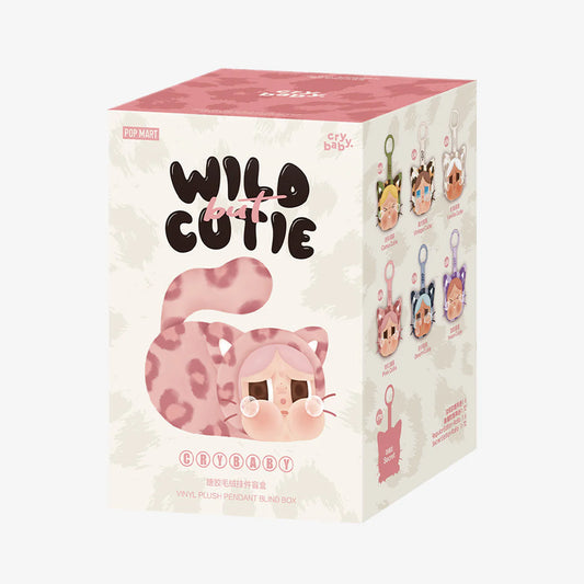 Pop Mart CRYBABY Wild But Cutie Series Vinyl Plush Pendant Blind Box - SINGLE BOX (1PC only)