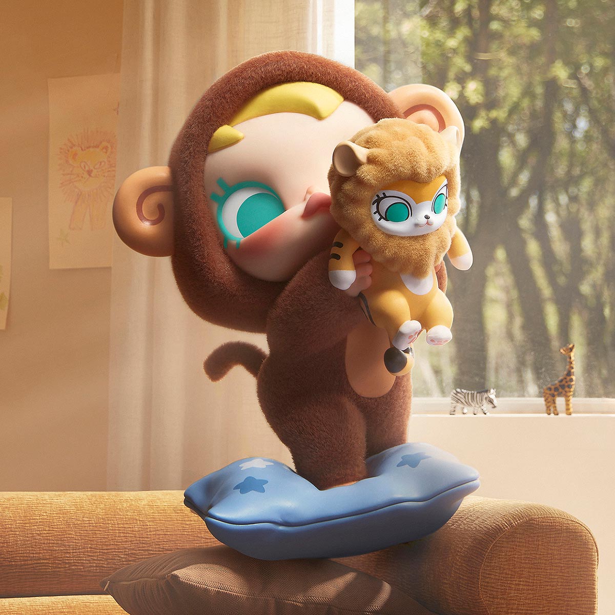 Baby Molly & Baby Tabby Series Blind Box Figures Art Toy - SINGLE BOX (1PC only)